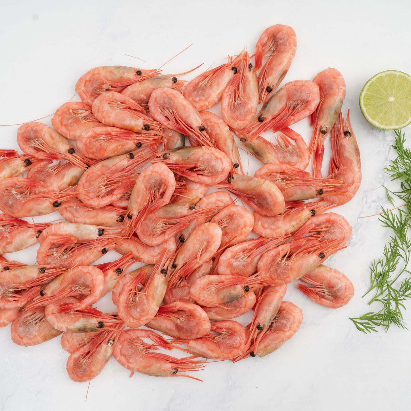 Skaldjursdelis egensaltade räkor